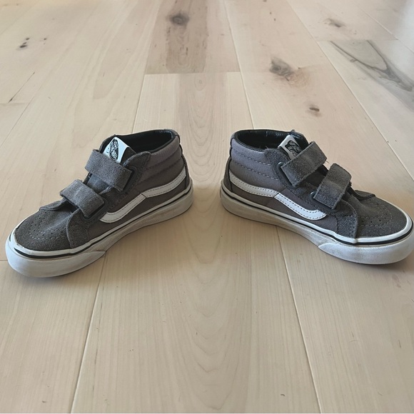 Vans Kids Gray High-Top Sneakers - Picture 5 of 11